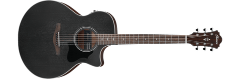 Ibanez AE140WKH Acoustic-Electric Guitar Weathered Black Open Pore