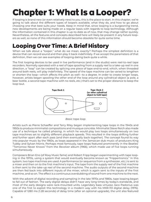 Looper Pedal Guitar Lessons Brick & Mortar Music