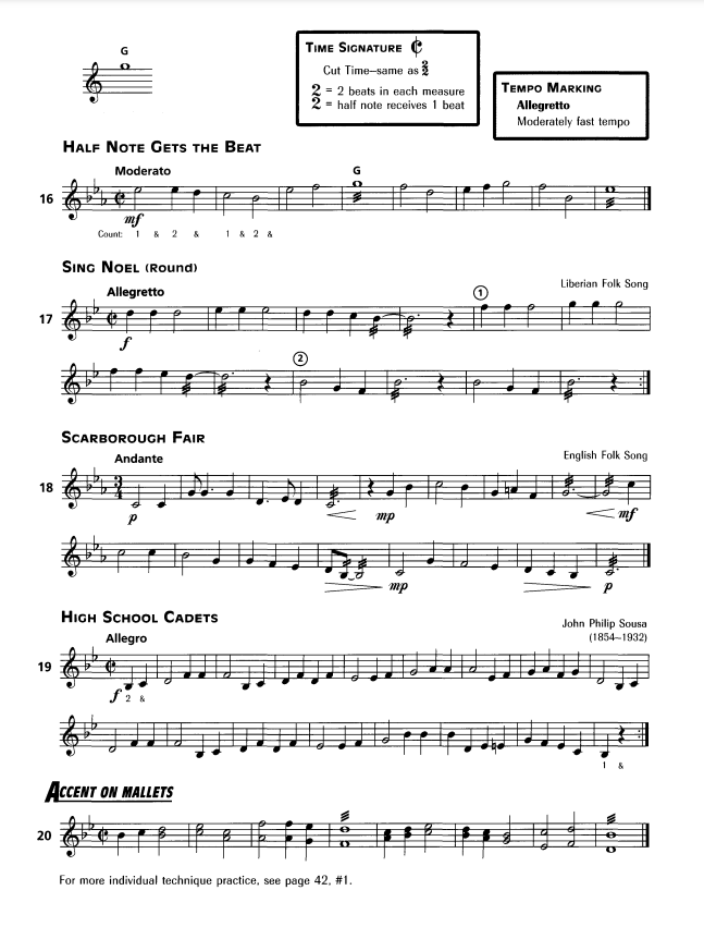 Accent on Achievement Combined Percussion S.D. B.D. Access. Malle Brick Mortar Music