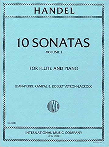 10 Sonatas for Flute and Piano Volume 1 - Handel