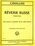 Reverie Russe Grand Duo for Flute, Clarinet in Bb, and Piano - Cavallini