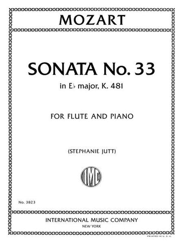 Sonata No. 33 in E Flat Major, K. 481 for Flute and Piano - Mozart