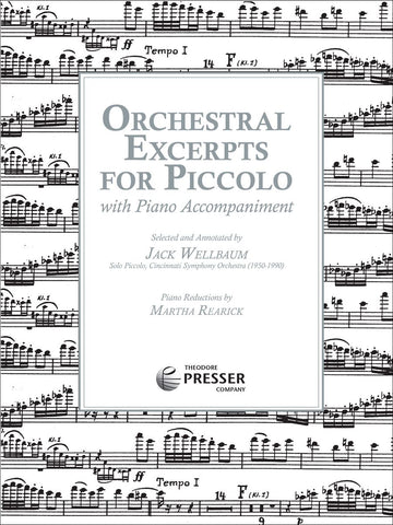 Orchestral Excerpts for Piccolo with Piano Accompaniment