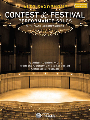 Contest & Festival Performance for Alto Sax and Piano