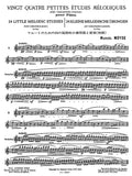 24 Petites Etudes Melodiques avec Variations pour Flute - Moyse