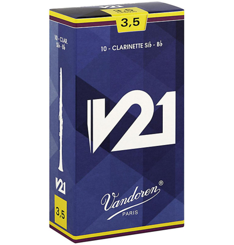 Vandoren V21 Bb Clarinet Reeds, 10-Pack