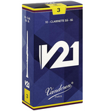 Vandoren V21 Bb Clarinet Reeds, 10-Pack