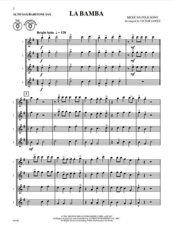 General Repertoire for Baritone Saxophone