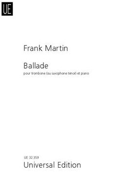Ballade for Trombone & Piano - Martin