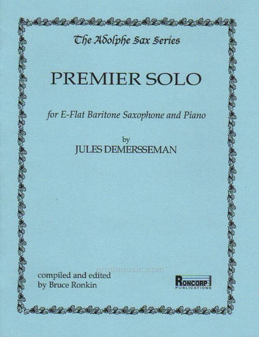 Premier Solo for Baritone Sax and Piano - Demersseman