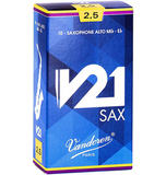 Vandoren V21 Alto Saxophone Reeds, 10-Pack