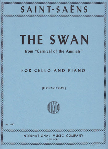 The Swan, for Cello & Piano - Saint-Saens