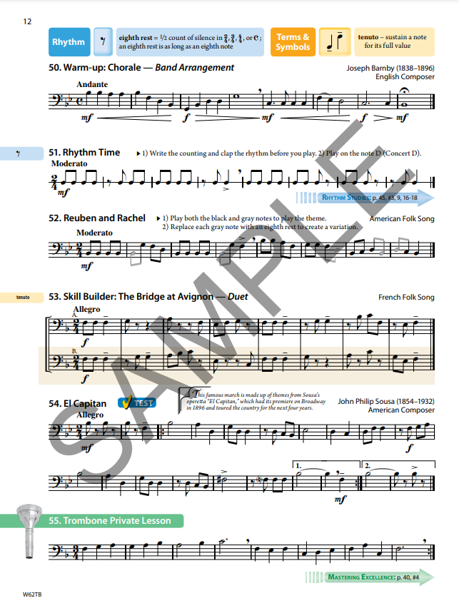 Tradition of best sale excellence trombone