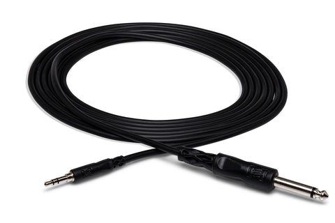 Hosa 1/4" TS to 3.5mm TRS Mono Interconnect Cable