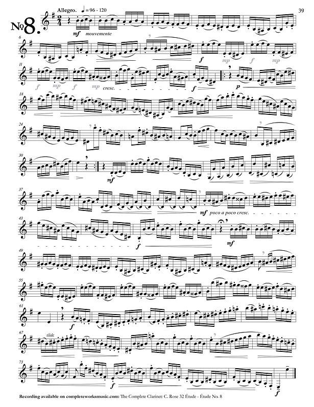 The Complete C. Rose, 118 Études for Brick