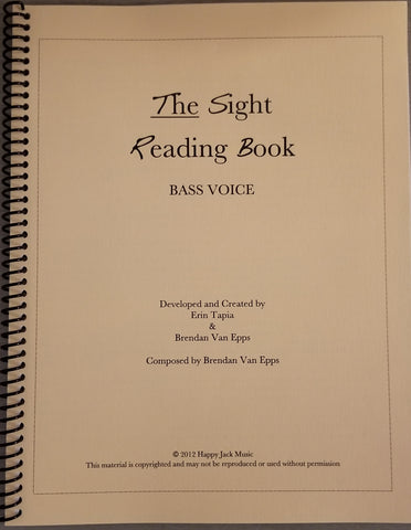 The Sight Reading Book for Bass Voice