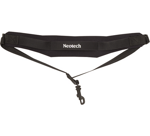 Neotech Black Soft Sax Strap with Swivel Hook