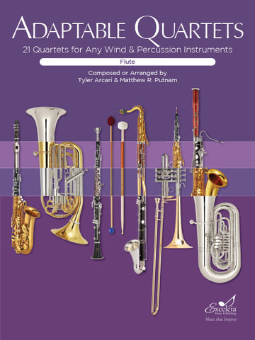 Adaptable Quartets for Winds: Flute