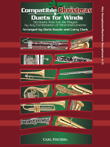 Compatible Christmas Duets for Winds: Alto/Baritone Saxophone