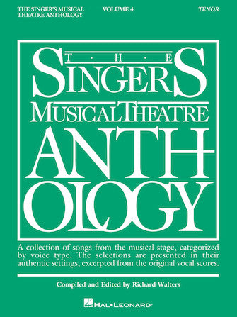 The Singer's Musical Theatre Anthology Tenor Volume 4