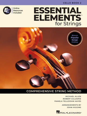 Essential Elements for Strings Revised Edition – Cello Book 2 with Online Resources