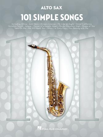 Hal Leonard 101 Simple Songs for Alto Saxophone