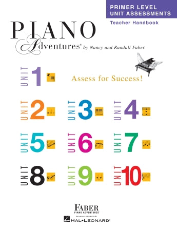 Piano Adventures Primer Level Unit Assessments Teacher Handbook