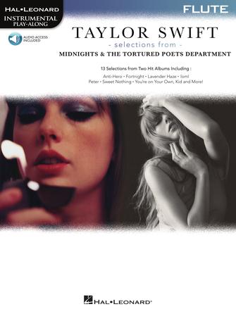 Hal Leonard Instrumental Play-Along - Taylor Swift Midnights & the Tortured Poets Department for Flute