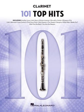 Hal Leonard 101 Top Hits for Clarinet