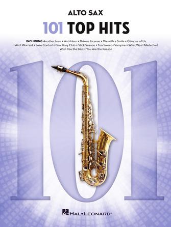 Hal Leonard 101 Top Hits for Alto Sax