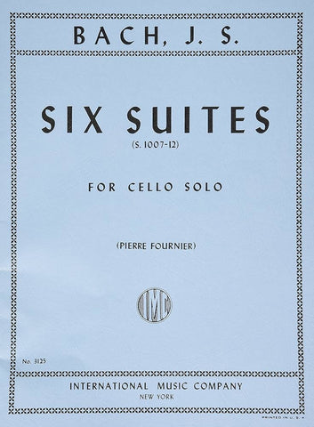 Six Suites (S. 1007-12) for Cello Solo - Bach arr. Fournier