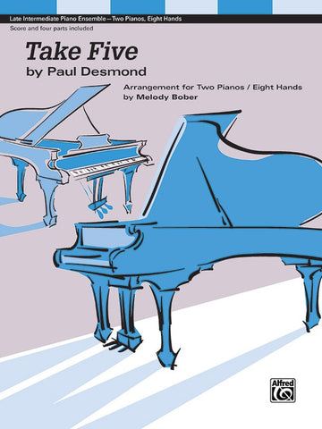 Take Five for Two Pianos, Eight Hands - Desmond arr. Bober