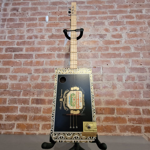 Hand Crafted Acoustic Electric Cigar Box Guitar by Chris Weems (#36)