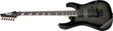 Ibanez GRG320FA Transparent Black Sunburst Gio Series Black Flat Electric Guitar