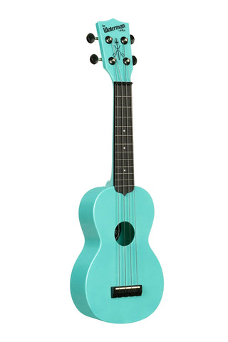 Kala Recycled Waterman Aqua Mist Glow-in-the-Dark Soprano Ukulele