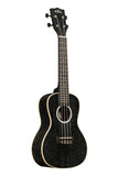 Kala All Solid Salt and Pepper Doghair Mahogany KA-SDH-C Concert Ukulele with bag