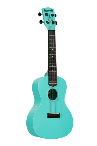 Kala Recycled Waterman Aqua Mist Glow-in-the-Dark Concert Ukulele