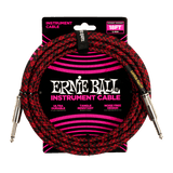 Ernie Ball Right Angle Braided Instrument Cables