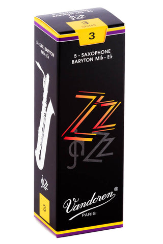 Vandoren ZZ Baritone Saxophone Reeds, 5-Pack