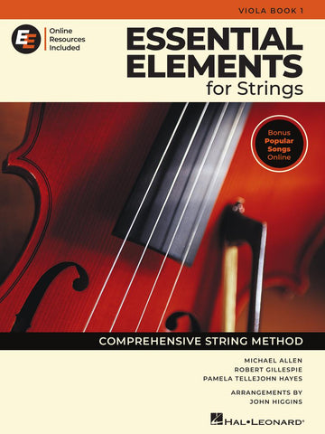 Essential Elements for Strings Revised Edition – Viola Book 1 with Online Resources