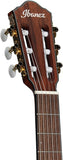Ibanez FRH10NIBF Indigo Blue Metallic Flat Thinline Nylon Acoustic Electric Guitar