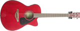 Yamaha FSX800C Ruby Red Acoustic Electric Guitar