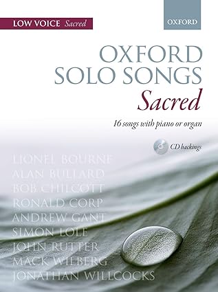 Oxford Solo Songs: Sacred for Low Voice
