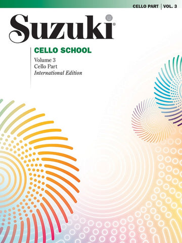 Suzuki Cello School, Vol 3 Cello Part