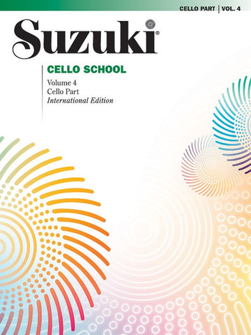 Suzuki Cello School, Vol 4 Cello Part