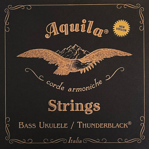 Aquila Bass Ukulele Strings Thunderblack
