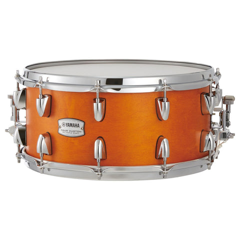 Yamaha Tour Custom Maple Snare Drum Caramel Satin