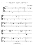 Easy Instrumental Duets-Disney Songs for Two Clarinets