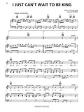 Disney's The Lion King- Piano/Vocal/Guitar