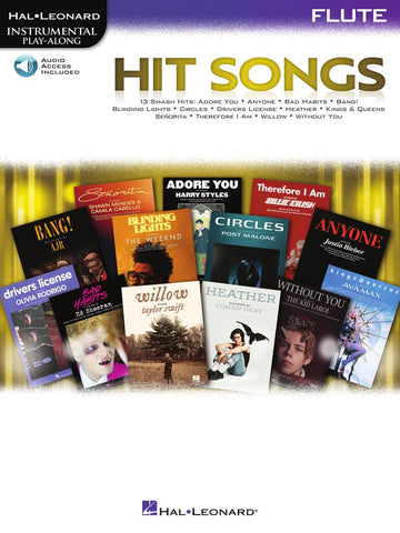 Hal Leonard Instrumental Play-Along - Hit Songs for Flute